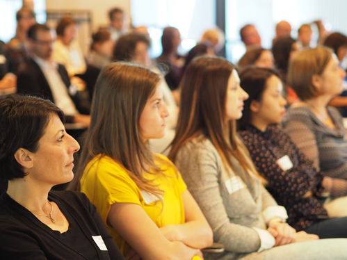 Dr. Sophia Berthuet, Anne Zunkel, Anastasiya Batuyeva, Linh Vu, Vertreterinnen der Modellstandorte Dr. Sophia Berthuet, Anne Zunkel, Anastasiya Batuyeva, Linh Vu, Vertreterinnen der Modellstandorte