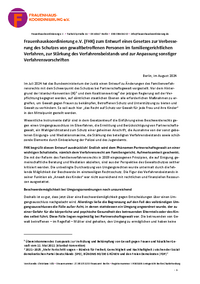 Abbildung Zusammenfassung Stellungnahme FHK zu FAmFG