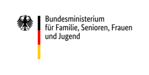 Logo Bundesministerium f&uuml;r Familie, Senioren, Frauen und Jugend (BMFSFJ)